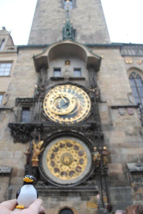 The astronomical clock installed in 1410.